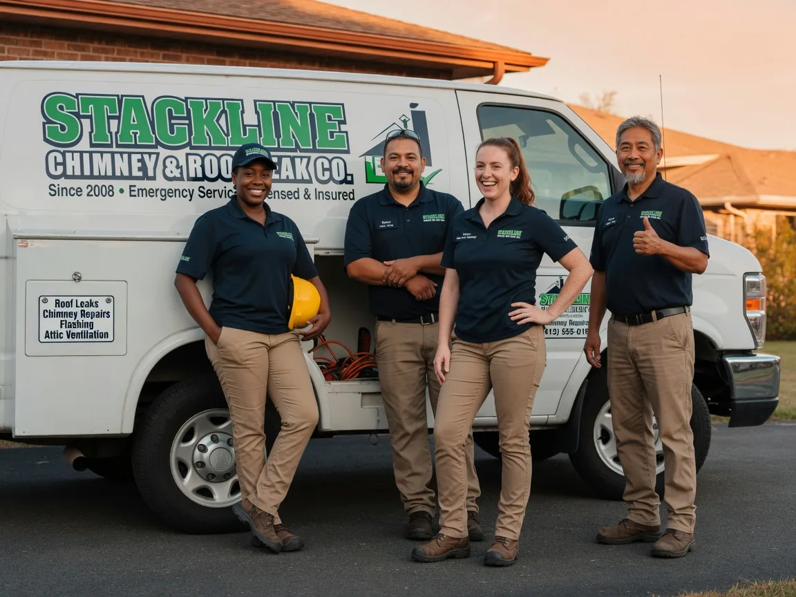 Chimney flashing repair company in Gravity, IA